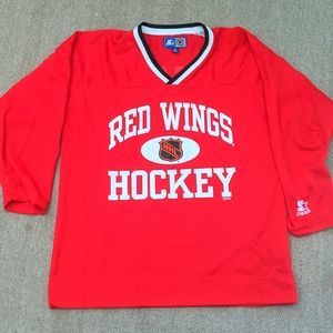 Vintage Starter Chris Osgood Detroit Red Wings practice jersey